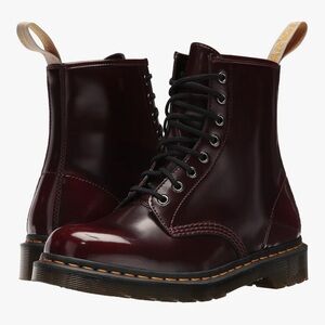 Dr. Martens Deep Burgundy Lace-Up Boots